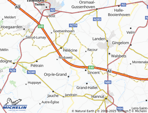 Mappa MICHELIN Linsmeau - ViaMichelin