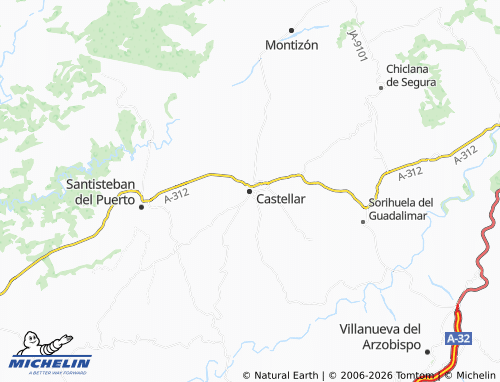 MICHELIN Castellar map - ViaMichelin