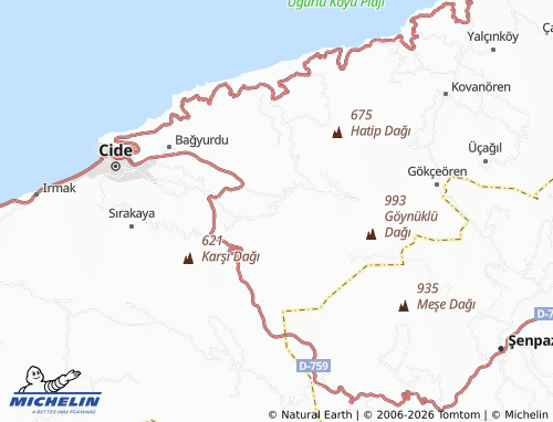 Mappa MICHELIN Musaköy - ViaMichelin