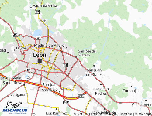 Mappa MICHELIN Ejido Nuevo León - ViaMichelin