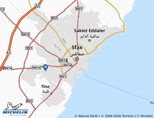 Mappa MICHELIN Safaqis - ViaMichelin