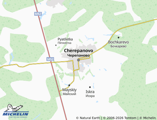MICHELIN-Landkarte Cherepanovo - ViaMichelin