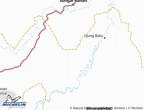 MICHELIN Gunung Manaon Ub map - ViaMichelin