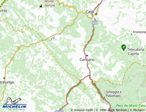 MICHELIN Pian di Balbano map - ViaMichelin