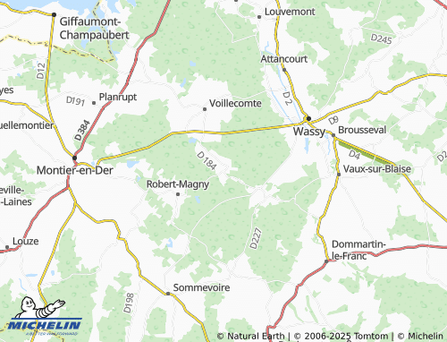 Mapa MICHELIN Laneuville-à-Rémy - ViaMichelin