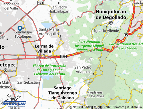 MICHELIN Ortiz Rubio map - ViaMichelin
