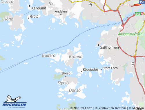 Carte MICHELIN Brännö - ViaMichelin