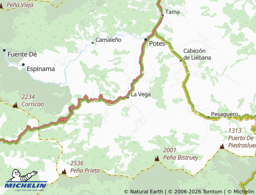 Mappa MICHELIN La Vega - ViaMichelin