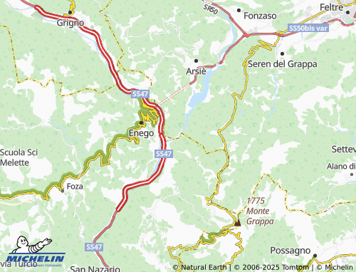 Kaart MICHELIN Incino - ViaMichelin