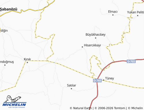 MICHELIN Hisarcık map - ViaMichelin