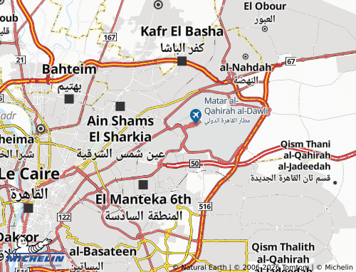 MICHELIN-Landkarte Shiratuwn al-Matar - ViaMichelin