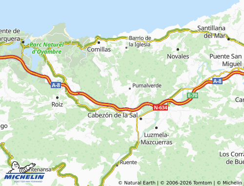 Kaart MICHELIN Valoria - ViaMichelin