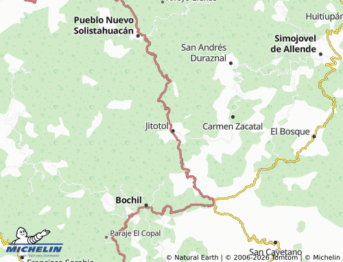Mapa MICHELIN Xitoltepeque - ViaMichelin
