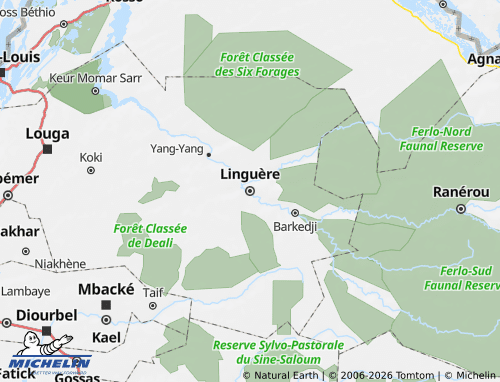 Mapa MICHELIN Linguère - ViaMichelin