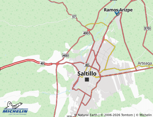 Mappa MICHELIN Valle Satélte - ViaMichelin