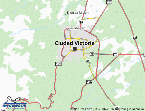 Mapa MICHELIN Centro Universitario - ViaMichelin