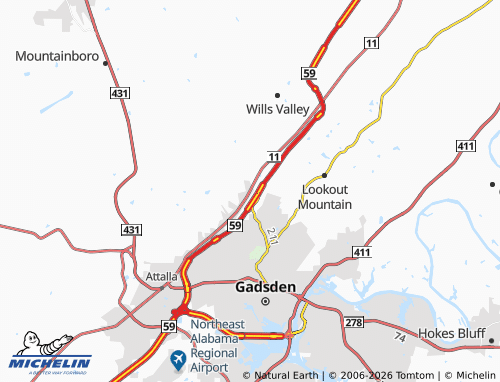 Carte MICHELIN Reece City - ViaMichelin