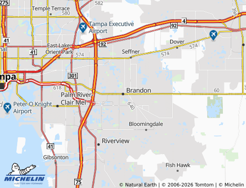 Mapa MICHELIN Brandon - ViaMichelin