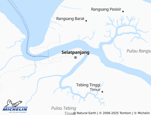 MICHELIN Selatpanjang map - ViaMichelin