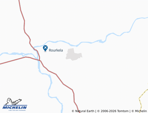 MICHELIN-Landkarte Raurkela - ViaMichelin