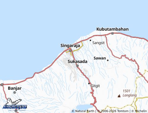 Mappa MICHELIN Liligundi - ViaMichelin