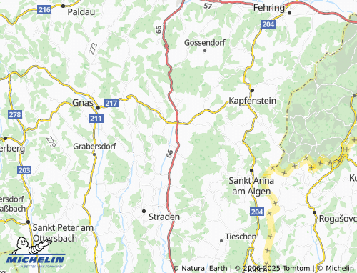 MICHELIN-Landkarte Merkendorf - ViaMichelin