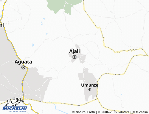 MICHELIN Ajali map - ViaMichelin