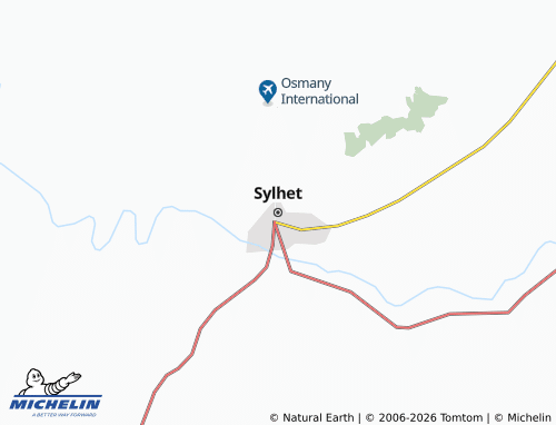 MICHELIN-Landkarte Sylhet - ViaMichelin