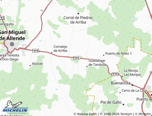 Mappa MICHELIN Cerritos - ViaMichelin