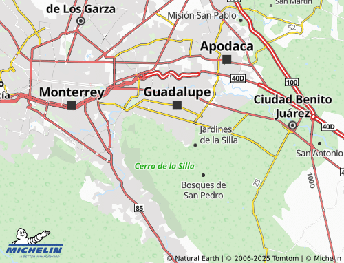 MICHELIN Praderas de la Silla map - ViaMichelin