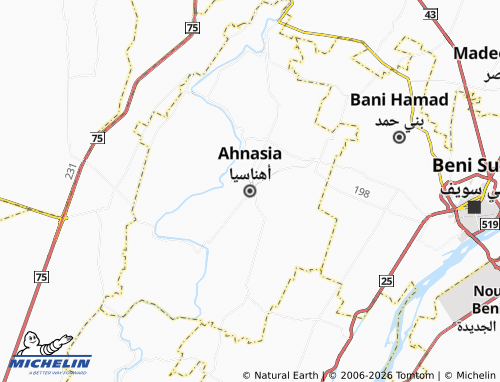 Mappa MICHELIN Ahnasya - ViaMichelin
