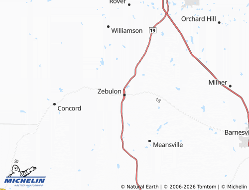 Mappa MICHELIN Zebulon - ViaMichelin