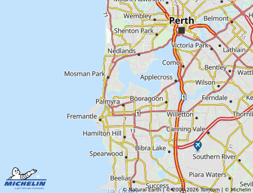 MICHELIN Bicton map - ViaMichelin