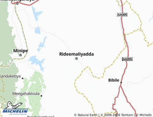 Mappa MICHELIN Rideemaliyadda - ViaMichelin