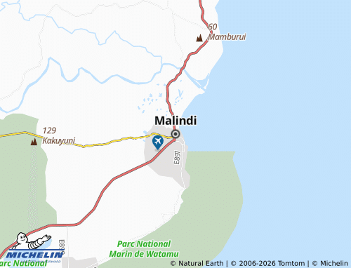 Mapa MICHELIN Melinde - ViaMichelin