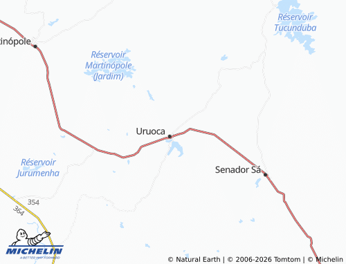 Mapa MICHELIN Roberto Dourado - ViaMichelin