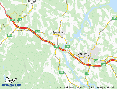 Mappa MICHELIN Grååsen - ViaMichelin