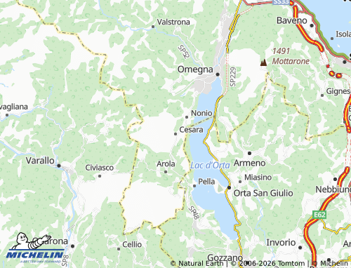 Mapa MICHELIN Cesara - ViaMichelin
