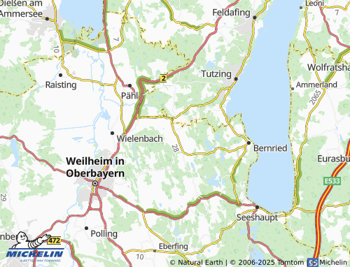 MICHELIN Haunshofen map - ViaMichelin