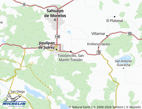 Mapa MICHELIN Centro, Los Remedos - ViaMichelin
