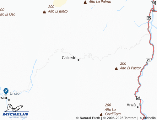Carte MICHELIN Caicedo - ViaMichelin
