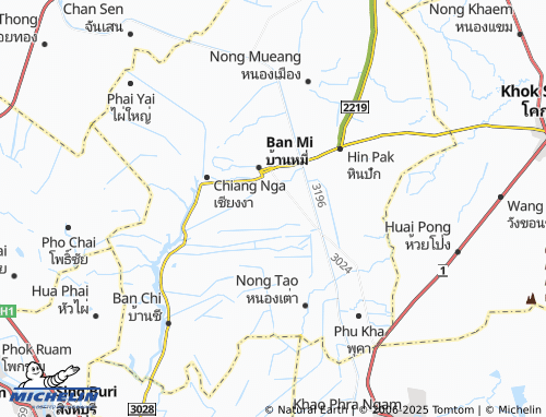 MICHELIN Sanam Chaeng map - ViaMichelin
