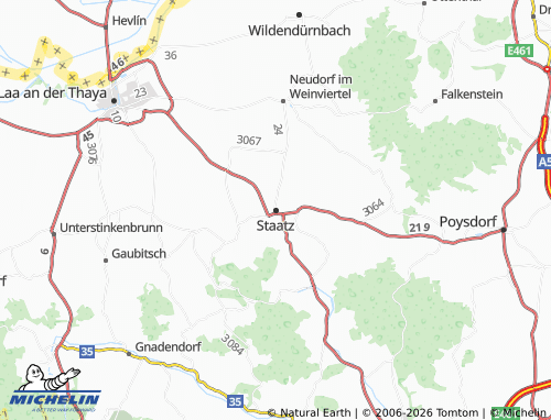 MICHELIN Staatz map - ViaMichelin