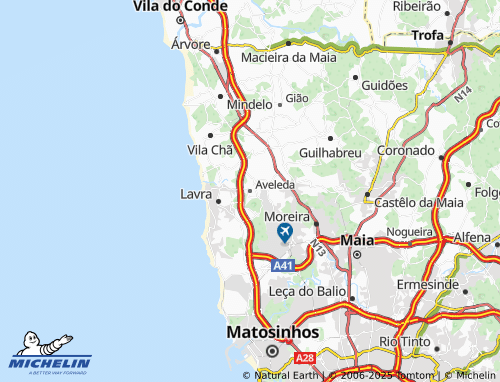 Carte MICHELIN Aveleda - ViaMichelin