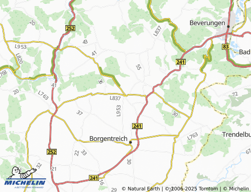 MICHELIN Natzungen map - ViaMichelin