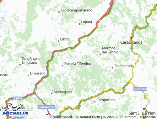 MICHELIN-Landkarte Castellino del Biferno - ViaMichelin