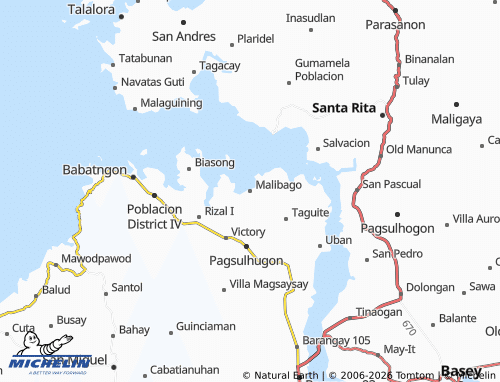 MICHELIN Malibago map - ViaMichelin
