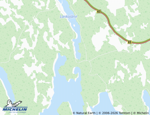 MICHELIN-Landkarte Sirkkakoski - ViaMichelin