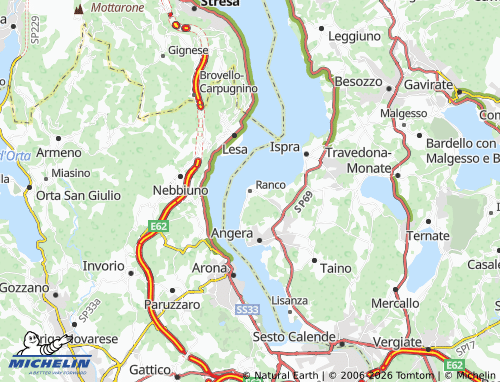MICHELIN Ranco map - ViaMichelin