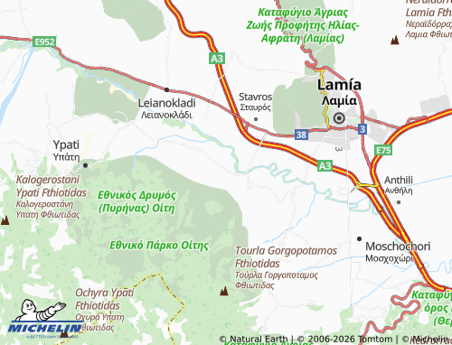MICHELIN Kompotades map - ViaMichelin